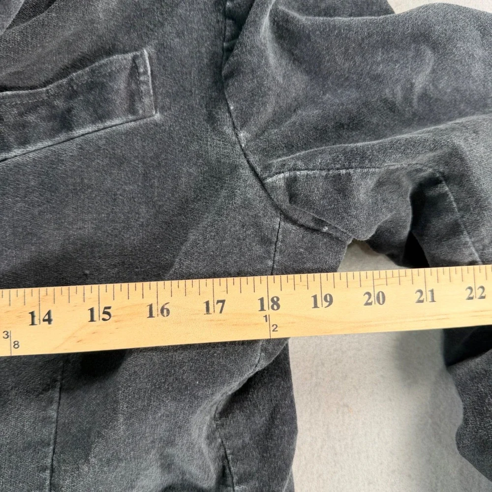 Vintage J.Ink Corduroy Blazer Jacket Gray Cotton Sport Coat Graphic Lining small